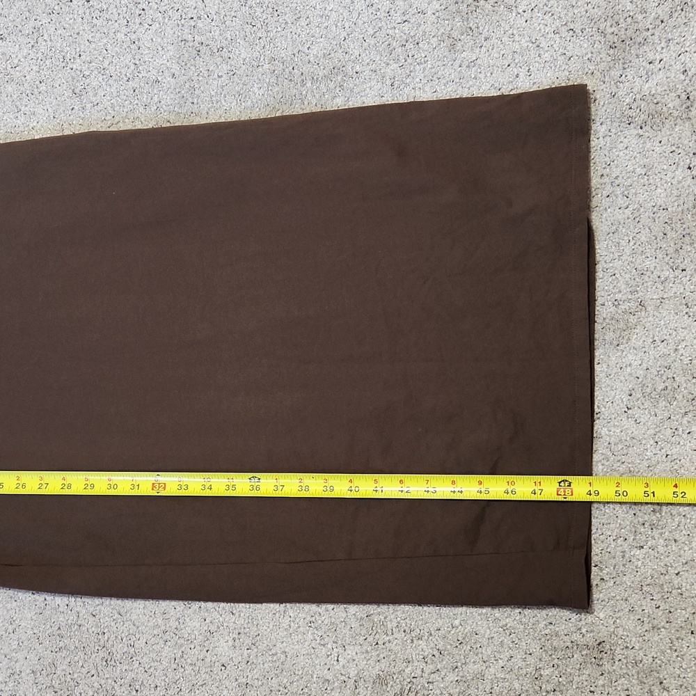Frame Muscle Crew Organic Cotton Sleeveless Maxi Dress in Dark Chocolate Medium - Picture 9 of 11